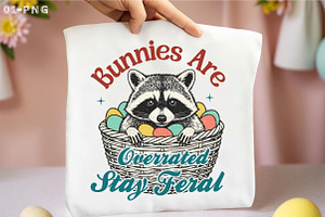Bunnies Are Overrated PNG, Stay Fera, an Illustration by Libby Wishes