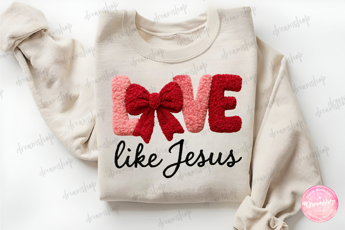 Love like jesus Valentine png, an Illustration by CreationArt (Photo 3 of 6)