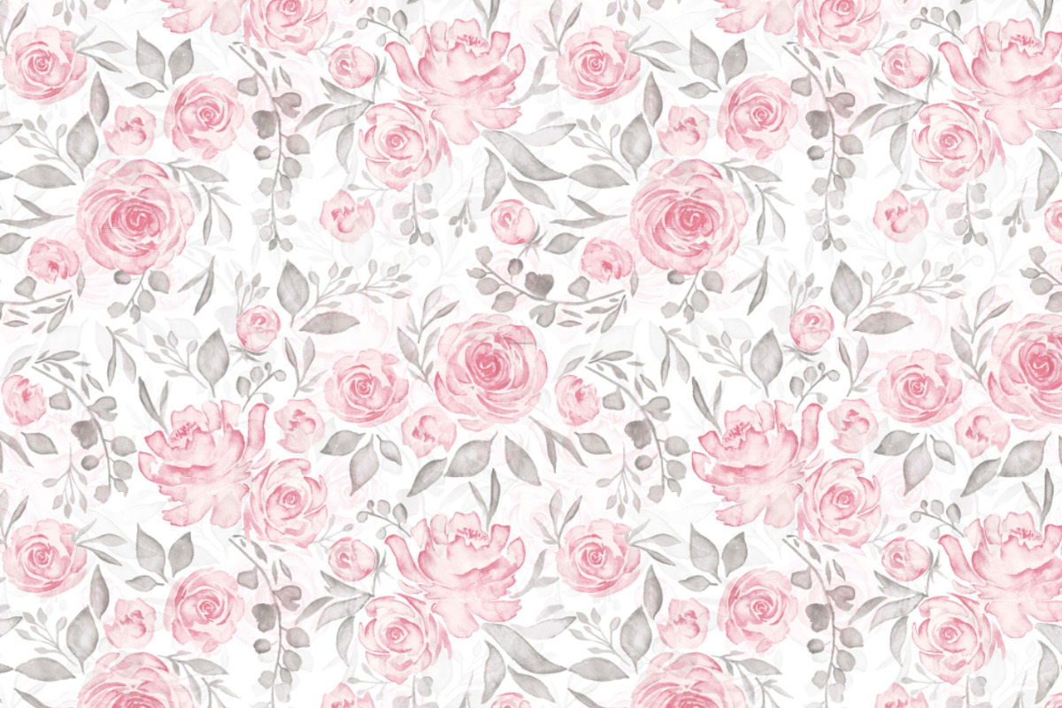 Seamless background, floral pattern, a Decorative Illustration by pixel stock ( pattern ) (Photo 3 of 3)