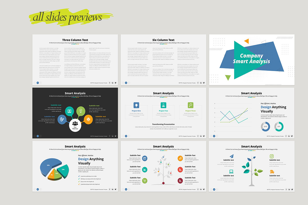 Bee-Type Corporate PowerPoint, a Presentation Template by WhiteGraphic (Photo 17 of 28)