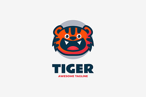 Tiger Mascot Cartoon Logo, a Branding & Logo Template by Artnivora.Std