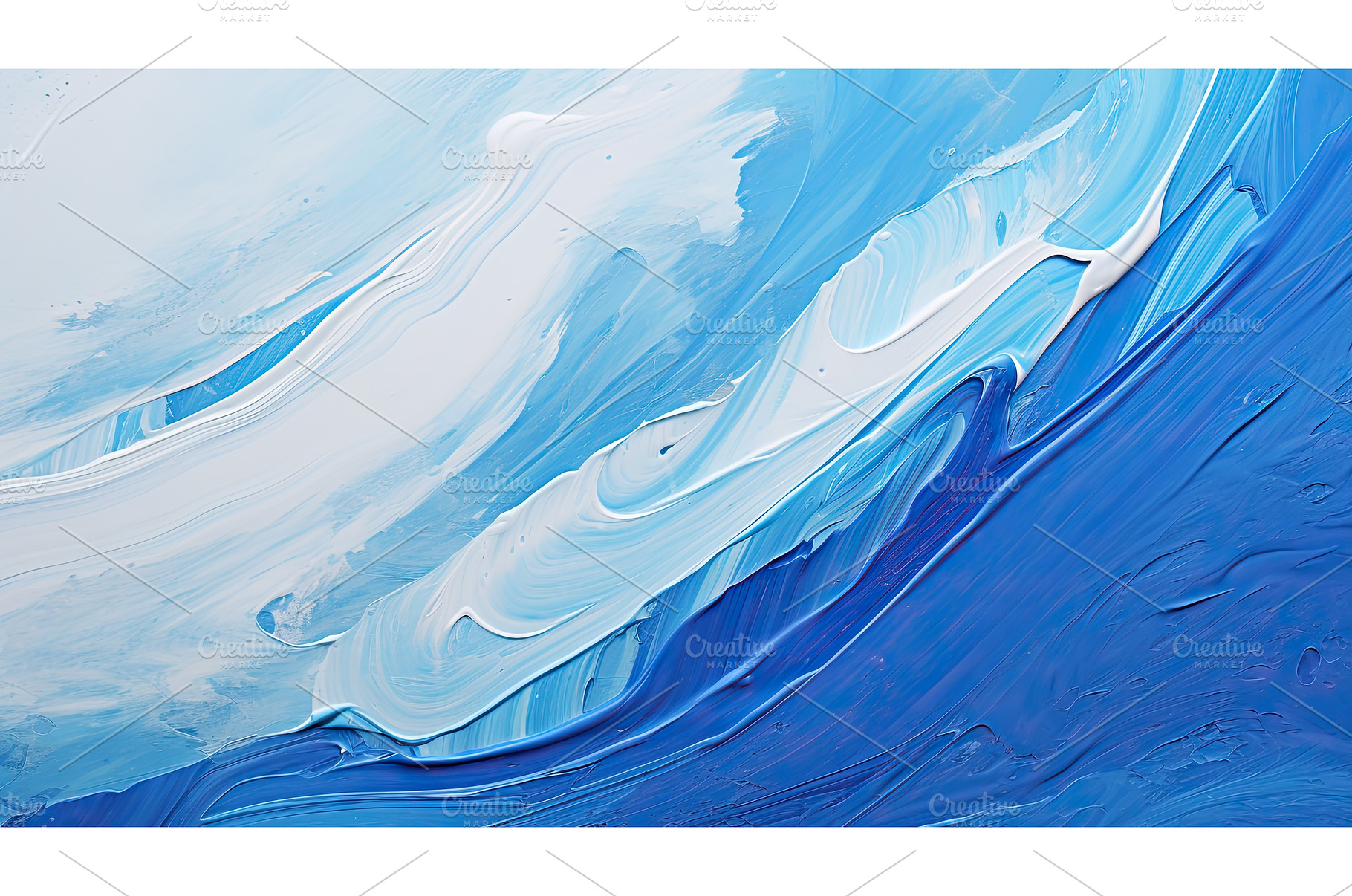 canvas blue acrylic paint strokes ai, a Background Photo by pikepicture