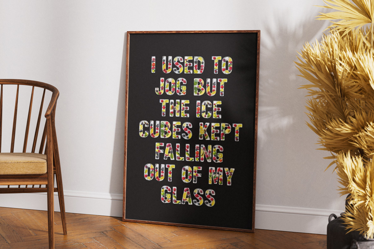 Berry Ice Cubes Font, a Sans Serif Font by Handmadefont (Photo 6 of 10)