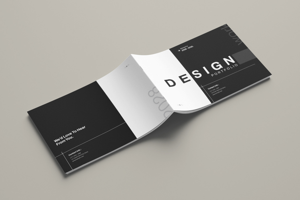 Design Portfolio Landscape Template, a Brochure Template by Pixelpick (Photo 9 of 9)
