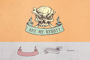 Banner and Ribbon Vectors, an Illustration by lups design (Thumbnail 4 of 4)