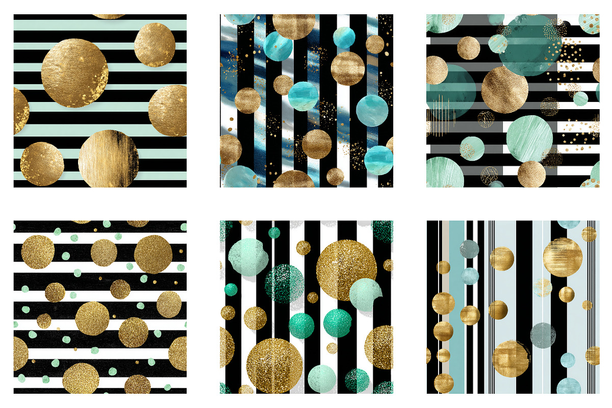 Black and White Stripe Background, a Pattern Graphic by CreationArt (Photo 5 of 5)