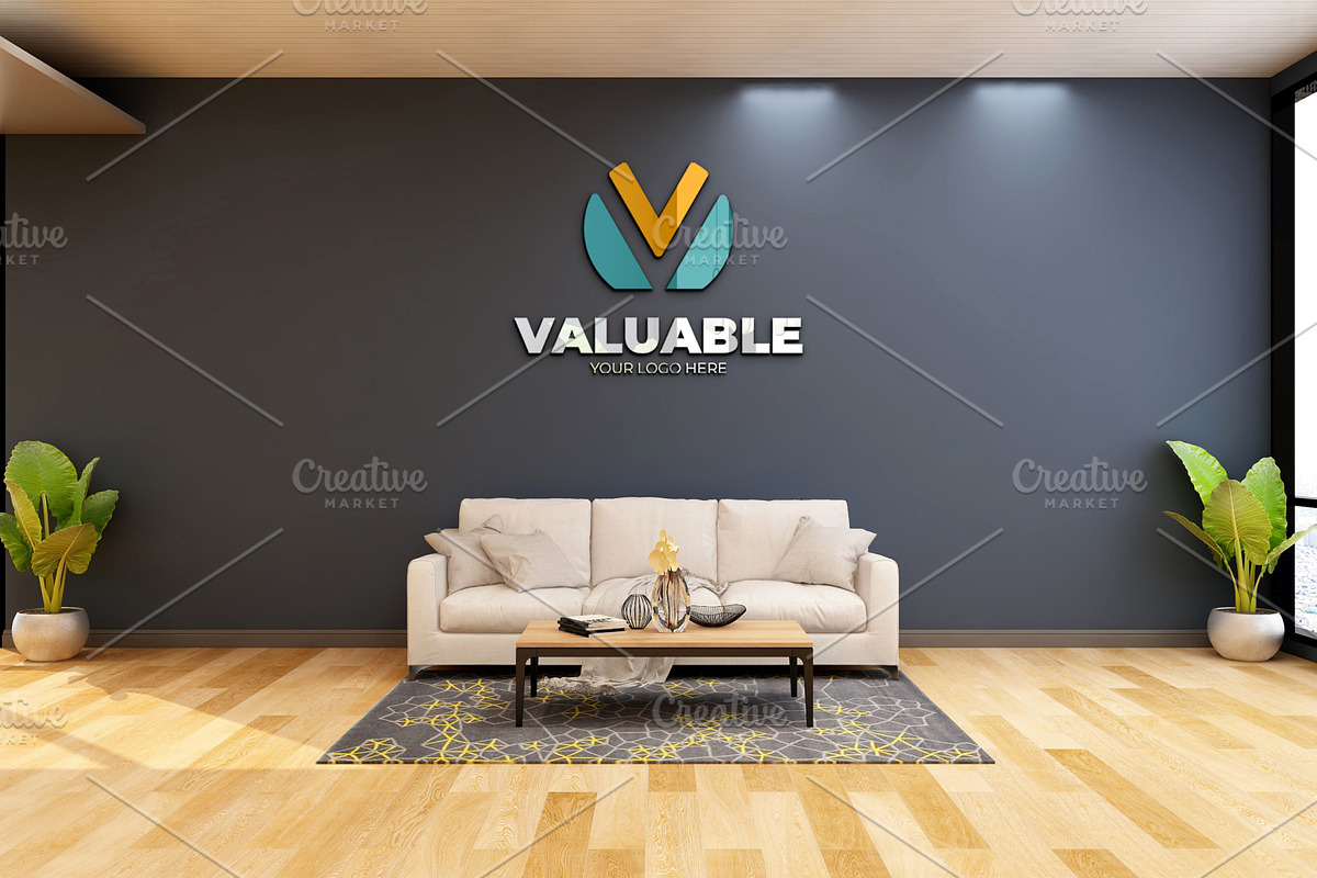 PSD Minimalist Office Logo Mockup, a Product Mockup by Ayy (Photo 5 of 23)