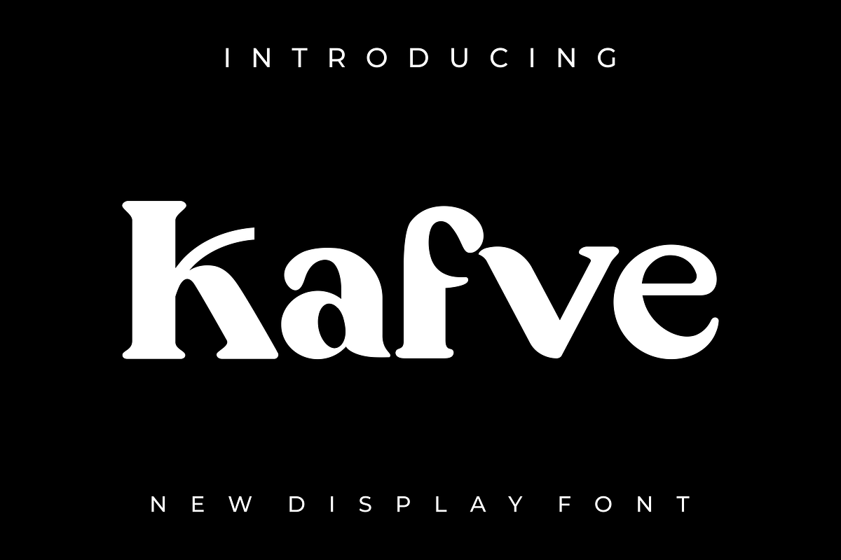 Kafve, a Slab Serif Font by lelevien (Photo 1 of 3)
