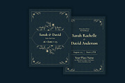 Elegant Floral Wedding Invitation, an Invitation Template by Neermana (Thumbnail 2 of 4)