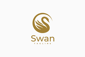 Swan Logo Template, a Branding & Logo Template by johnkent