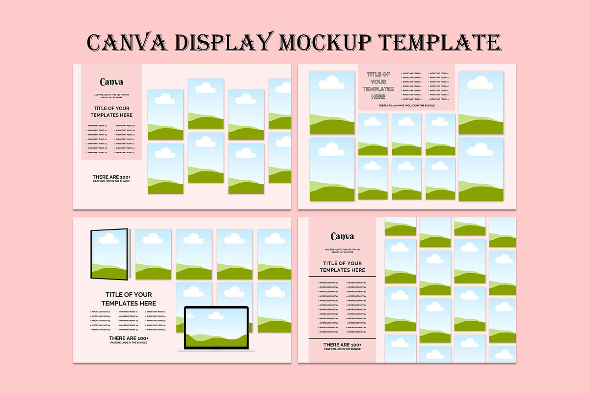 Canva mockup templates, a Stationery Template by LaxmiOwl (Photo 5 of 5)