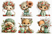 Whimsical Summer Baby Animals Clipar, an Illustration by Craft Nest (Thumbnail 6 of 12)