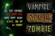 Halloween Hand Poster Templates, a Flyer Template by FonDrakes (Thumbnail 2 of 2)