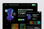 Void - NFT Marketplace Landing Page, an UI Kit Template by SquidPixey (Thumbnail 2 of 5)