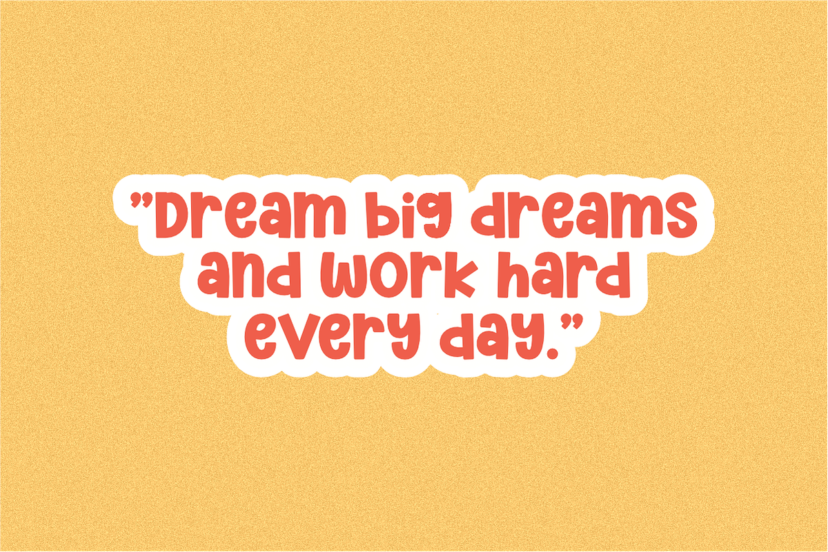 Dreams - Cute Handwritten Font, a Handwritten Font by SaktiAvellin (Photo 6 of 6)