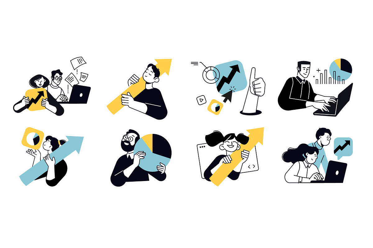 Success business., a Person Illustration by PureSolution (Photo 4 of 6)