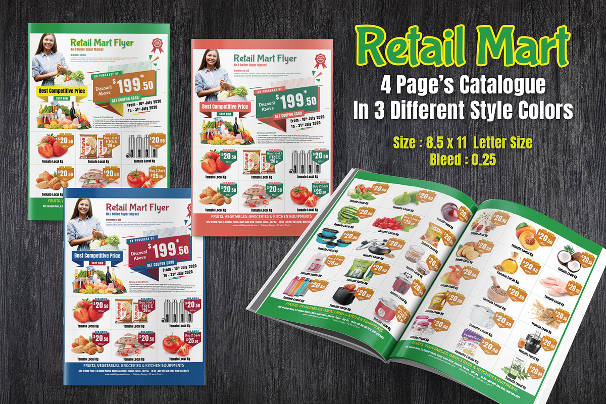 Retail Mart 4 Page Catalogue, a Brochure Template by Sainath Chillapuram (Photo 1 of 6)