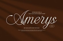 Amerys Wedding Script Font