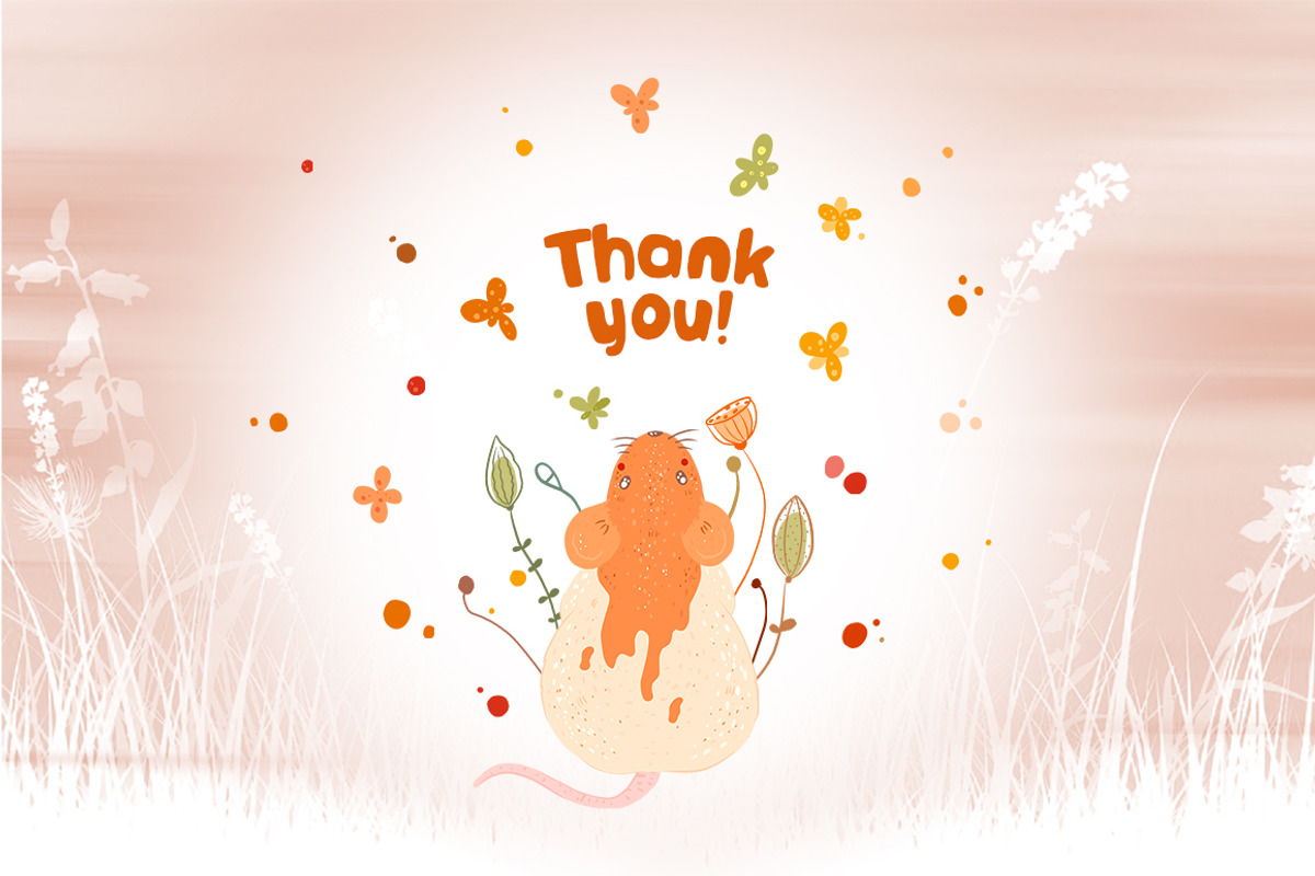 Сute rats - graphic clipart, an Illustration by LaVika (Photo 13 of 13)
