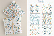 Mermaids watercolor collection, an Animal Illustration by Marina Ermakova (Thumbnail 14 of 16)