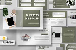 Business Minimalist - Google Slides, a Presentation Template by QR Design Studio