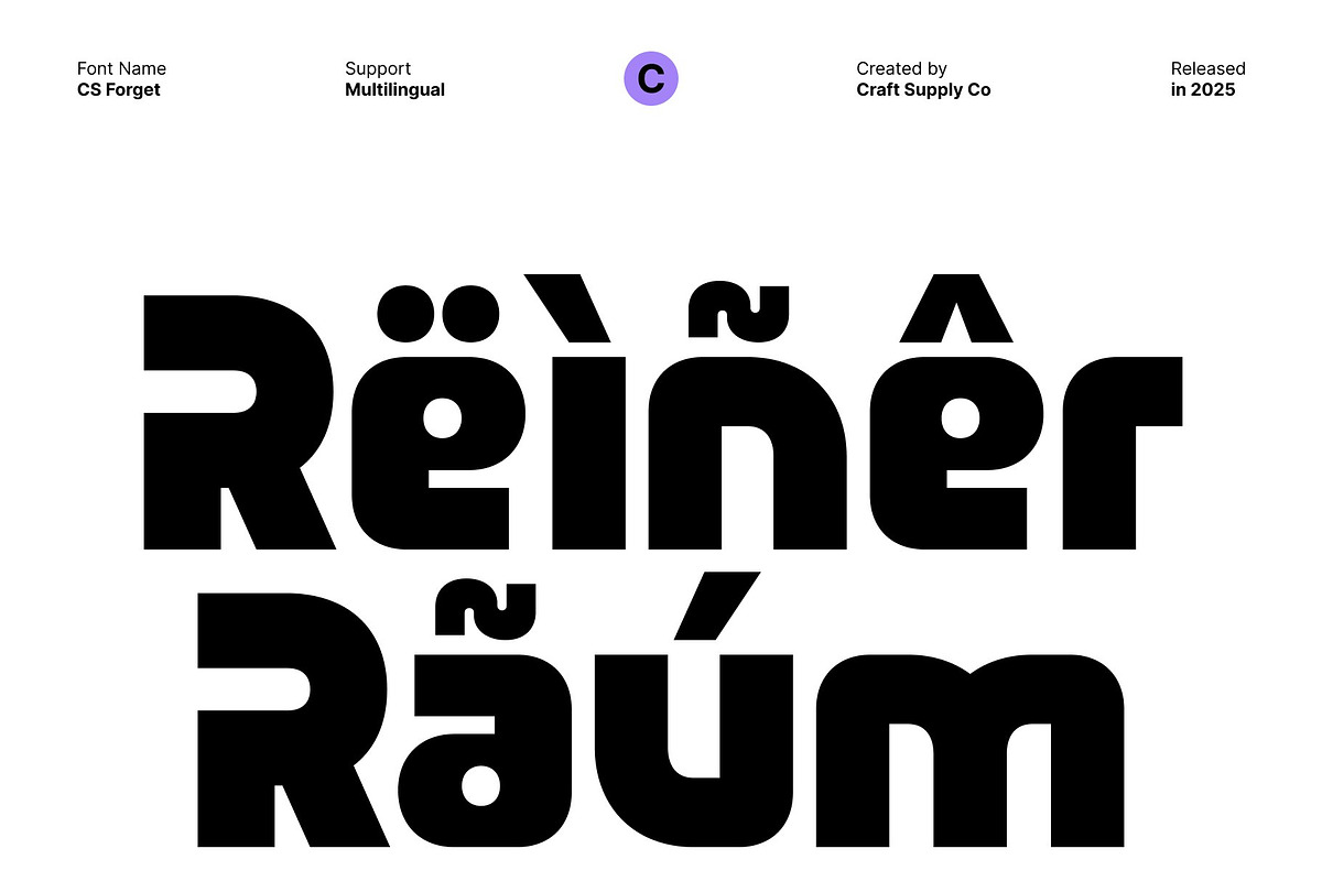 CS Forget – Modern Display Font, a Sans Serif Font by Craft Supply Co. (Photo 6 of 8)