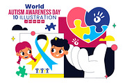 10 World Autism Awareness Day, a Healthcare Illustration by denayunebgt (Thumbnail 1 of 4)