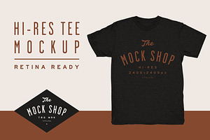TMS Pro: Crew Neck Tee Mockup