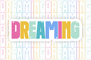 Playful Dreaming - Modern Display, a Sans Serif Font by Pian45 Studio (Thumbnail 3 of 8)