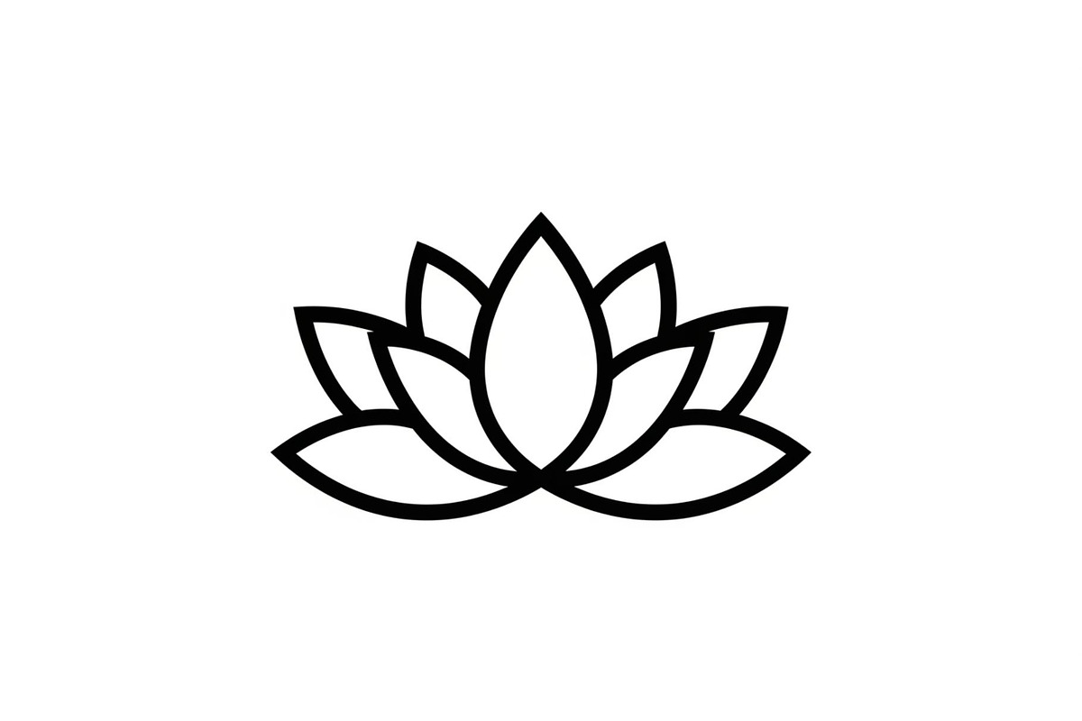 Lotus Flower Vector Icon Bundle, an Illustration by yasushie (Photo 21 of 51)