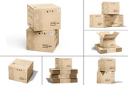Carton Box Mockup Premium PSD Bundle, a Packaging Mockup by pixelmock (Thumbnail 2 of 18)