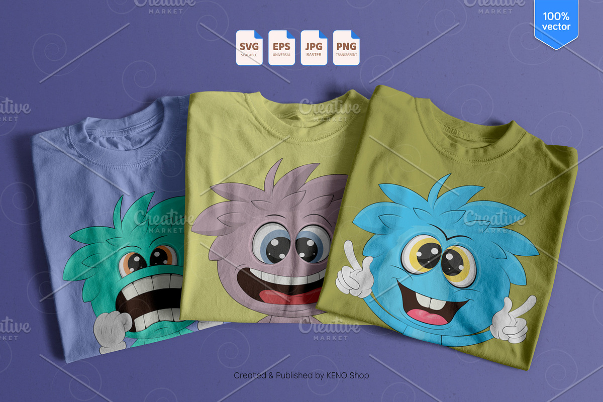 10 cartoon boys. Tshirt, PNG., a Person Illustration by KENO Mascots (Photo 3 of 6)