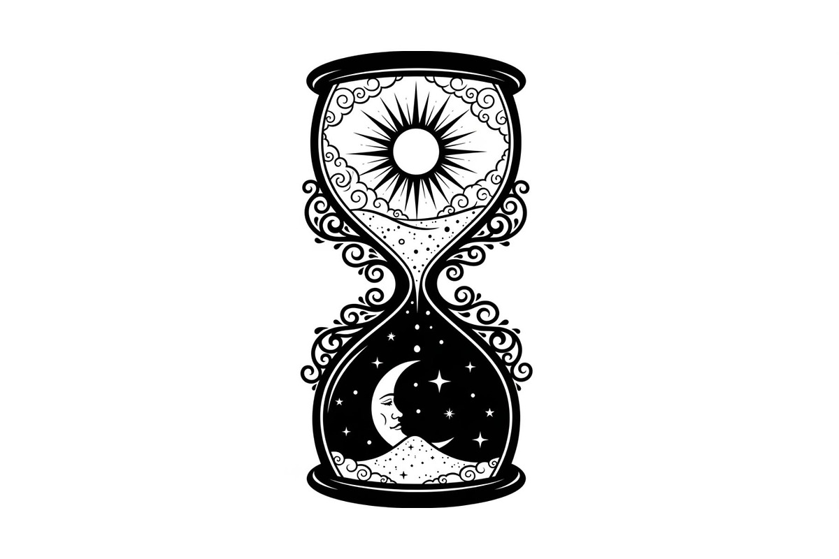 Celestial Sun Moon Hourglass Bundle, an Illustration by Gaye Art (Photo 23 of 31)