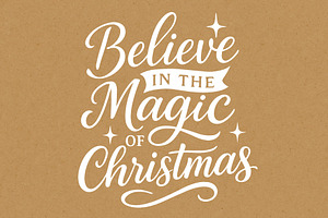 Christmas Lettering Card