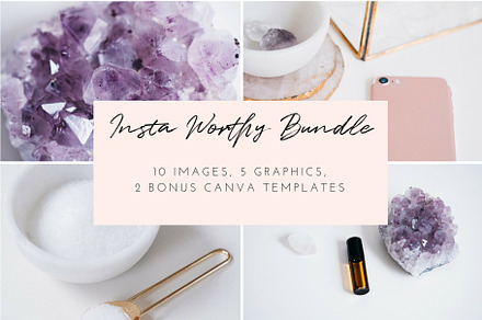 Oiler styled stock photo bundle | 1 stock photo containing social media and