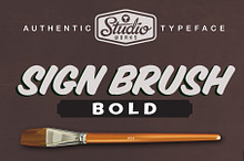 Sign Brush Bold | Display Type