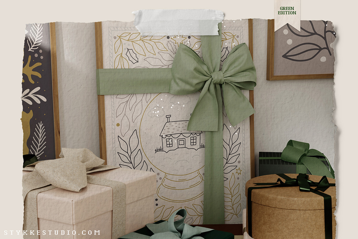 Christmas Mockup Frame Gallery, a Household Mockup by Stykke Studio (Photo 6 of 8)