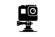 60 Action Camera Silhouette Icon, an Illustration by Artivon (Thumbnail 50 of 61)