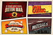 Marvelous Vintage Comics Bundle, a Brushes & More by pixelbuddha.net (Thumbnail 3 of 13)