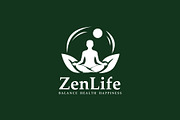 ZenLife Wellness Logo Template, a Branding & Logo Template by SANB (Thumbnail 2 of 3)