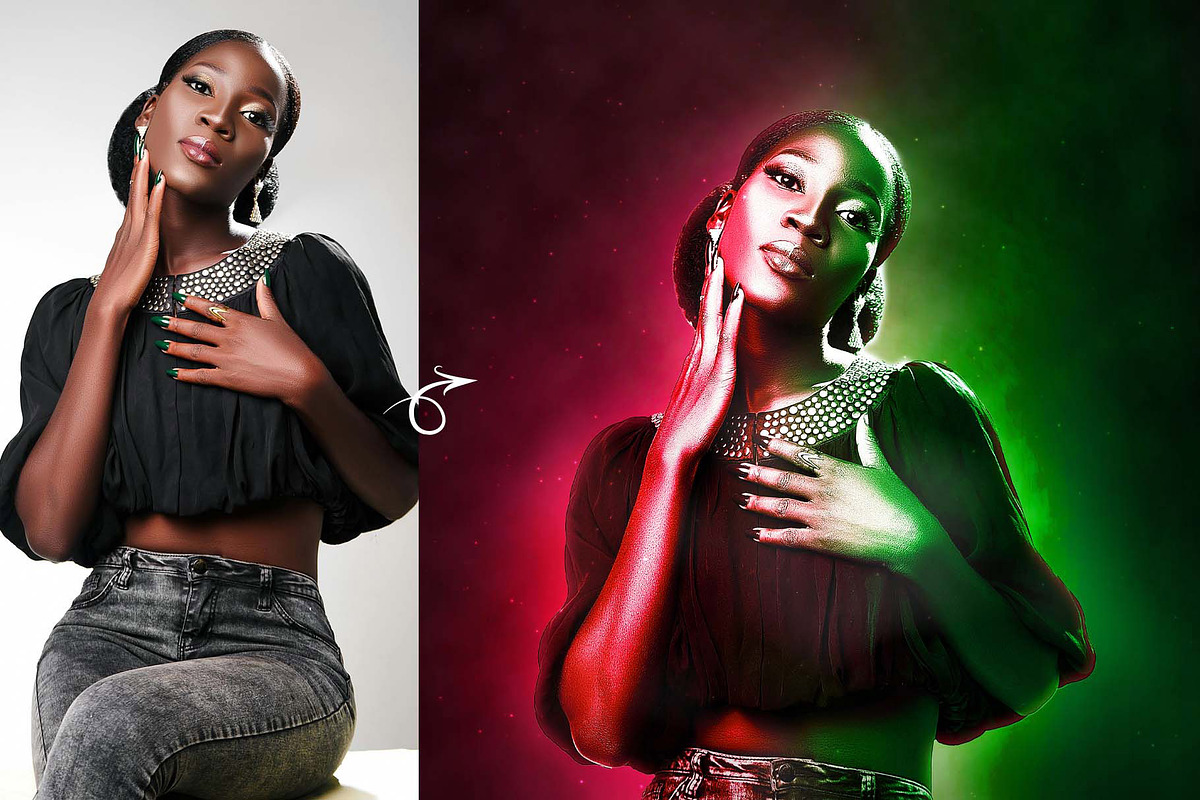 Double Light Photoshop Action, an Action Add-On by MRI STUDIO (Photo 2 of 12)