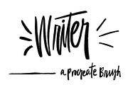 Writer Brush for Procreate, a Brush Add-On by michlaure (Thumbnail 1 of 5)