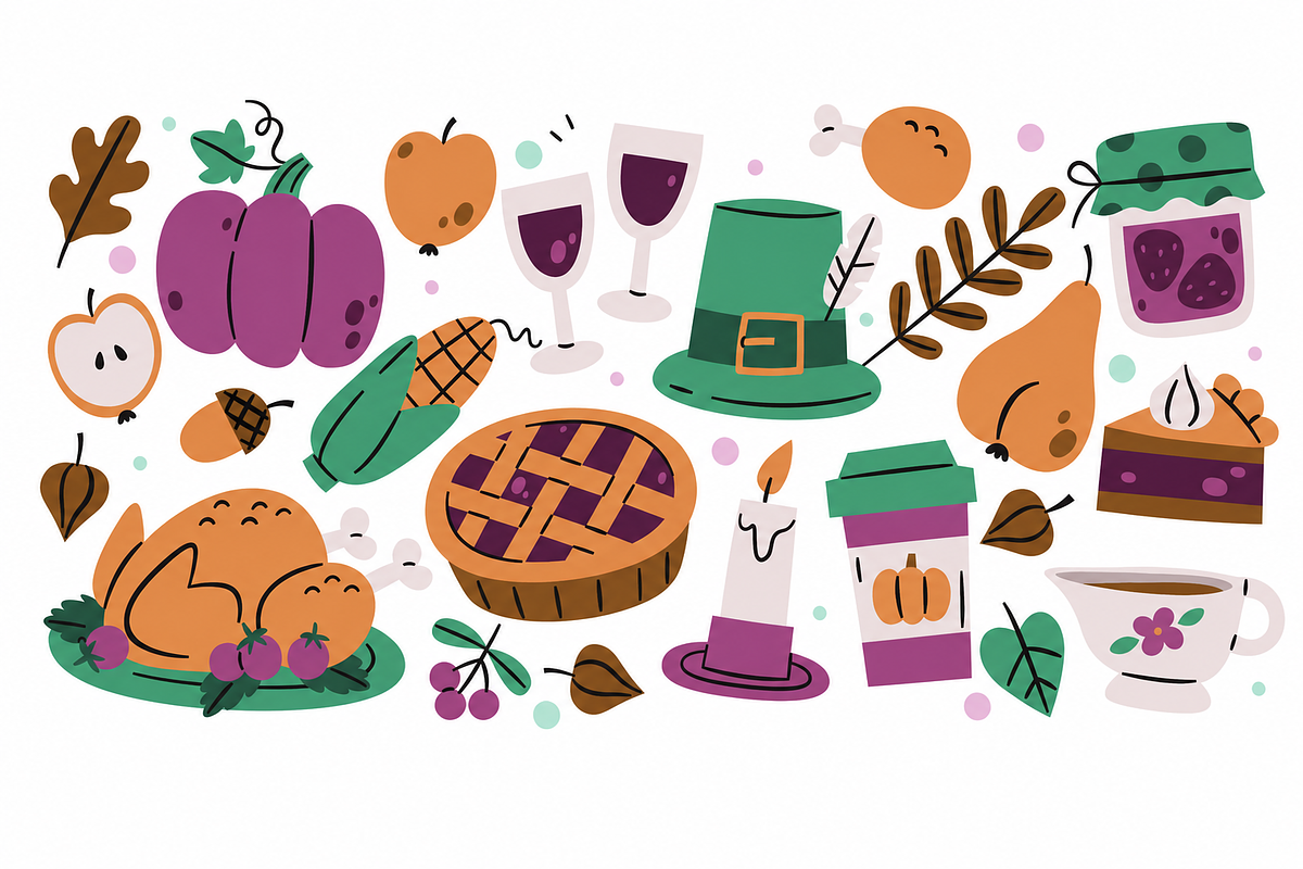 Thanksgiving – Autumn & Harvest, a Seasonal Illustration by Anna Studio (Photo 10 of 11)
