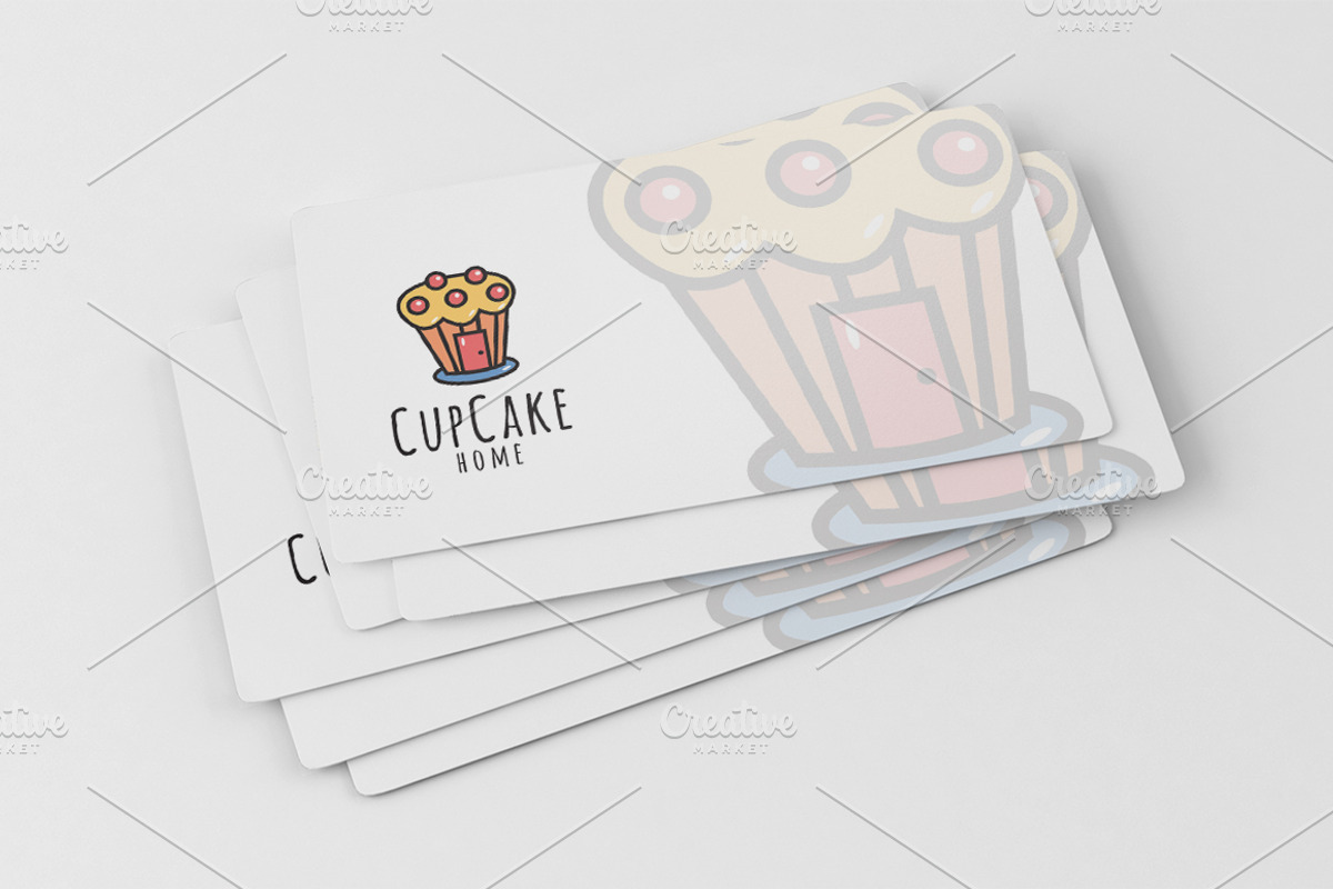 CupCake Home Logo, a Branding & Logo Template by Sahade Studio (Photo 2 of 4)