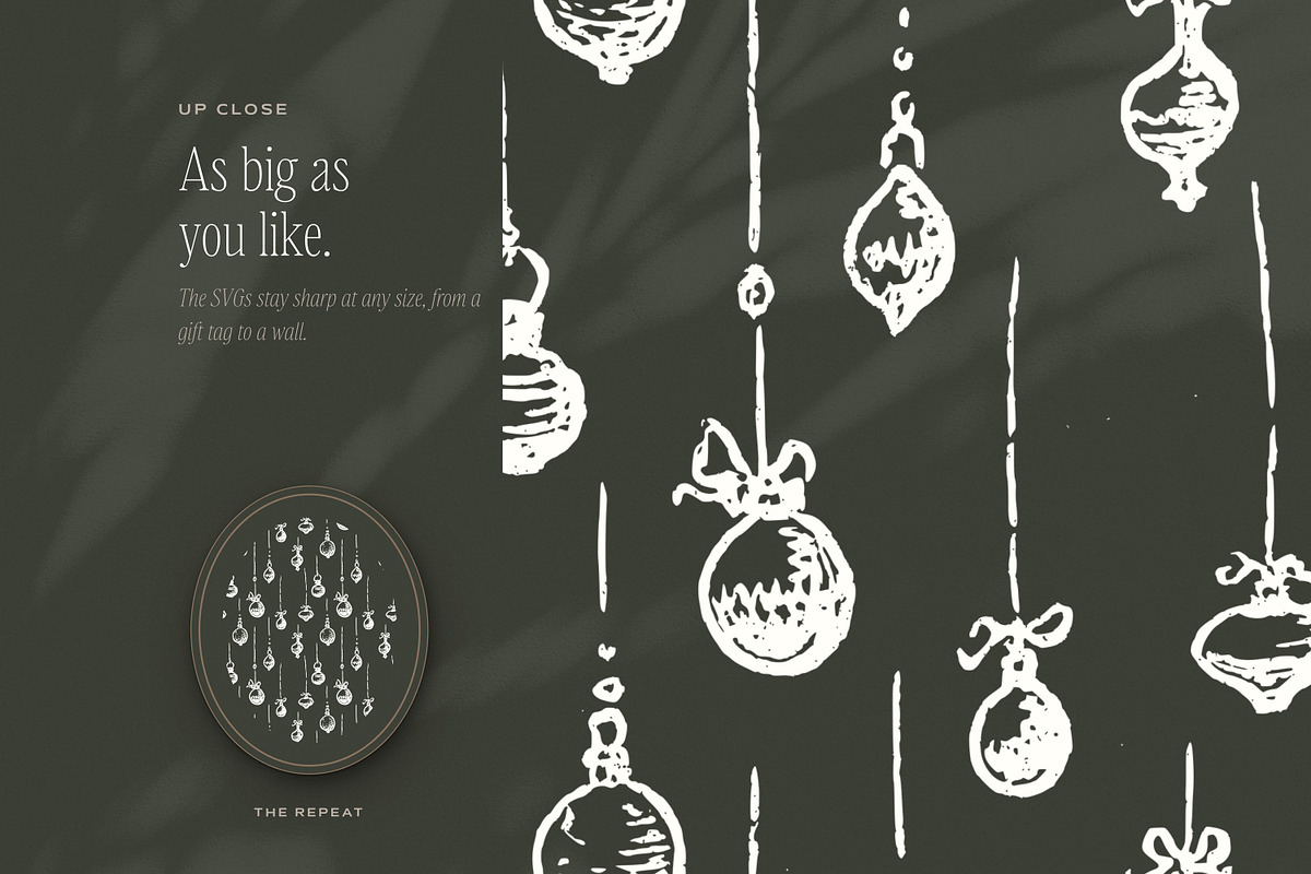 Winter Holiday Seamless Patterns, a Pattern Graphic by The October Creative (Photo 5 of 12)
