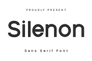Silenon Sans Serif Font Display, a Sans Serif Font by Maulana Creative (Thumbnail 1 of 7)