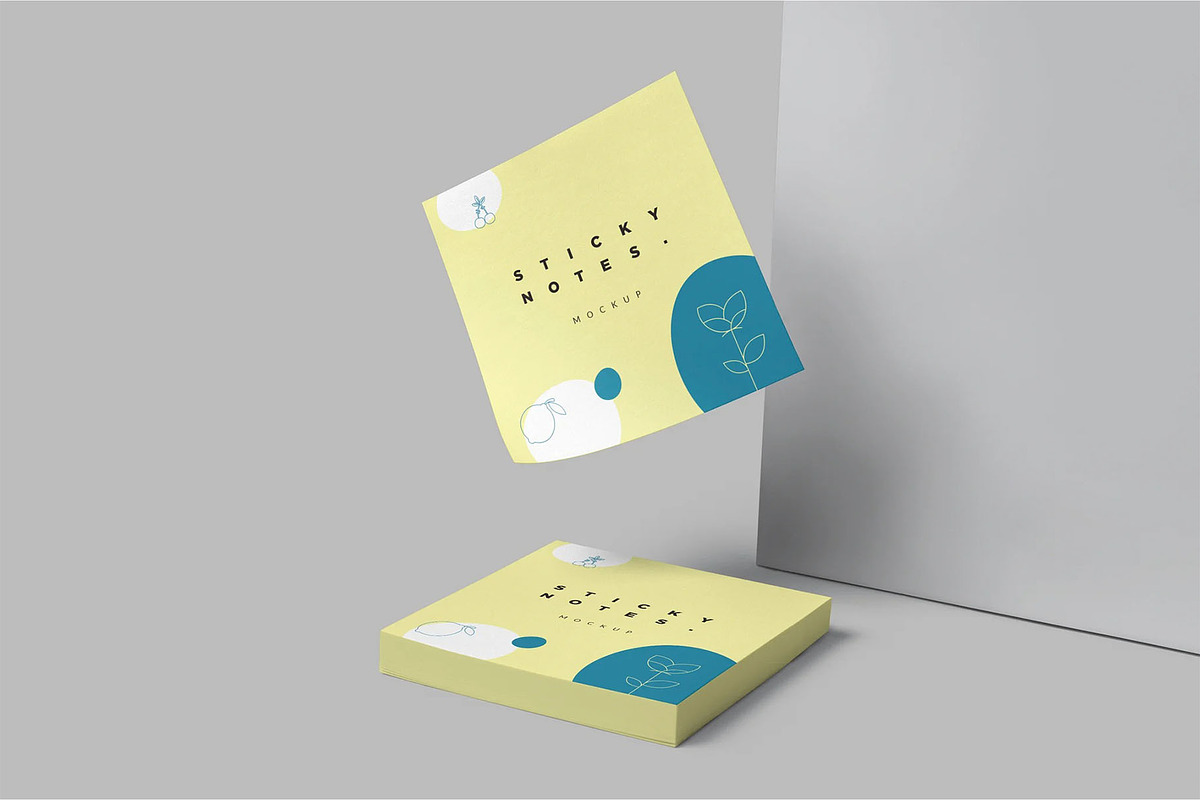 Sticky Note Pad Mockups, a Product Mockup by megostudi0 (Photo 2 of 6)