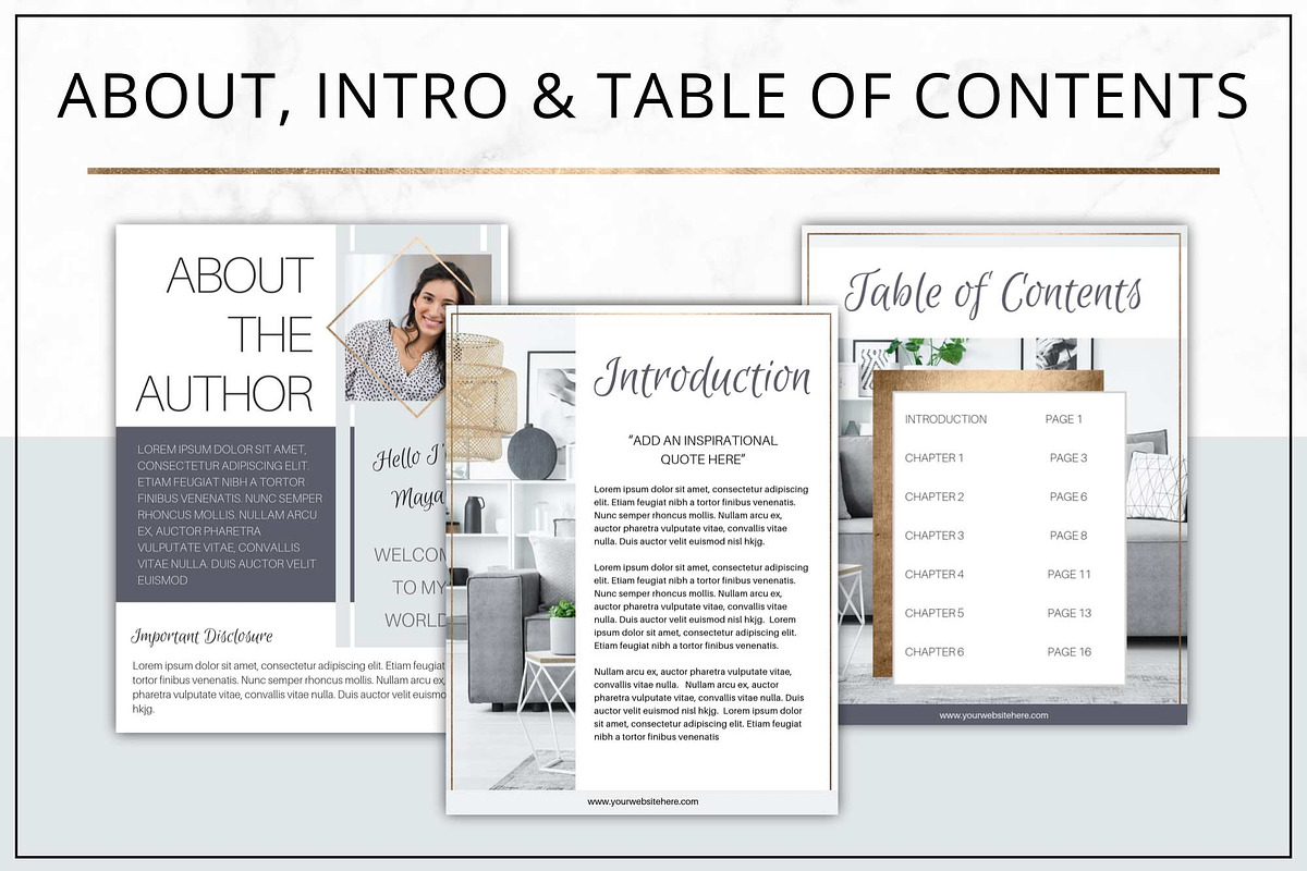 Lead Magnet Templates Canva InDesign, a Magazine Template by Lady Boss ...