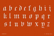 Antique Blackletter Font - No.13, a Blackletter Font by Century Library (Thumbnail 5 of 5)