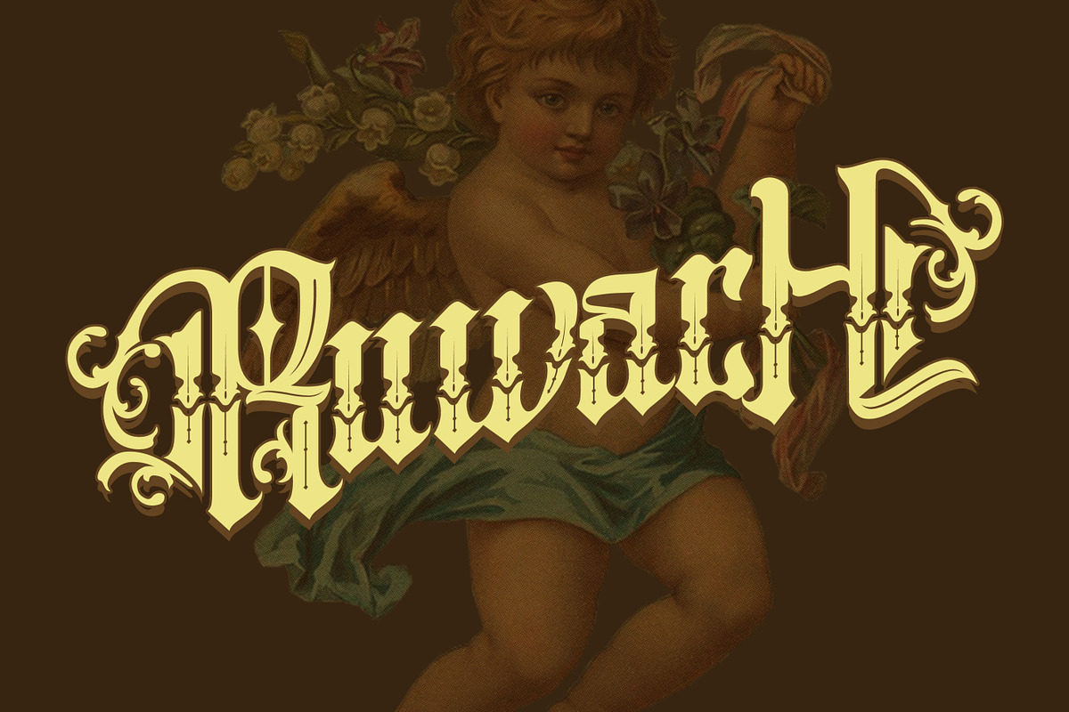 Crayscale-Blackletter Victorian Font, a Blackletter Font by Flawless And Co (Photo 4 of 10)